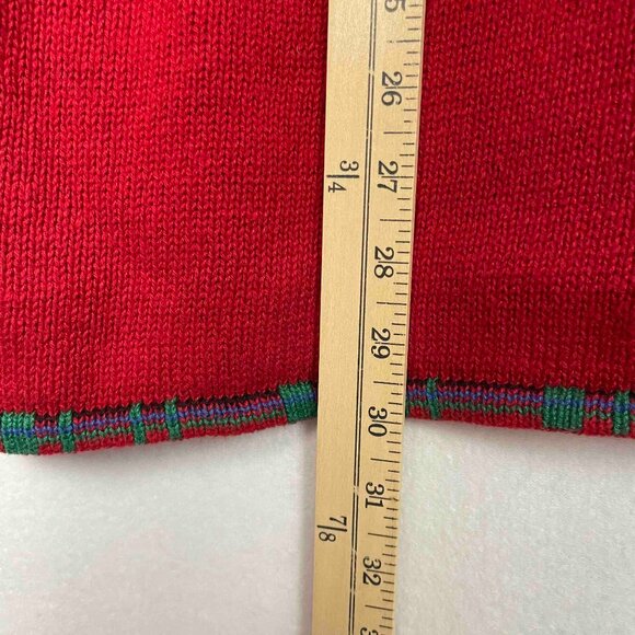 Vintage Heirloom Collectibles Scottie Dog Christmas Vest Womens Size 1X - Picture 7 of 8